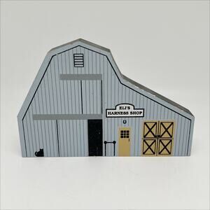 Vintage 1991 The Cat's Meow Eli's Harness Shop Ohio Amish Series